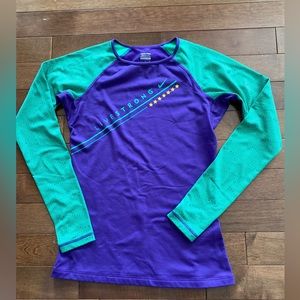 NIKE PRO Hyperwarm Livestrong Long Sleeve Running Compression Shirt S